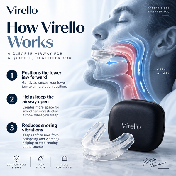 Virello Pro Adjustable Anti-Snoring Mouthpiece